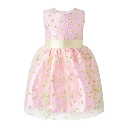 3D Daisy Tulle Party Dress in Pink at Nordstrom, Size