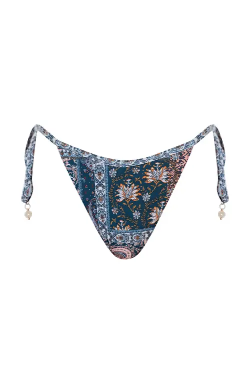 Ellie Bikini Bottom in Navy Mosaic at Nordstrom, Size