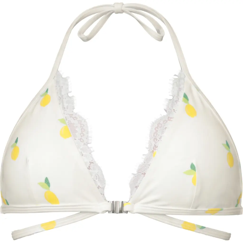 Jessica Bikini Top in Yellow at Nordstrom, Size