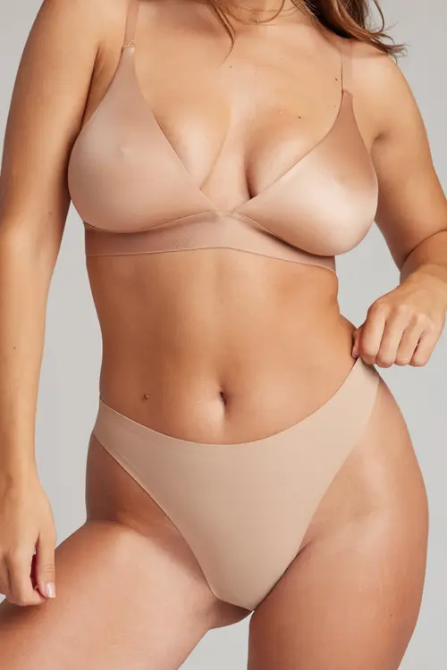 Base High Thong in Buff at Nordstrom, Size