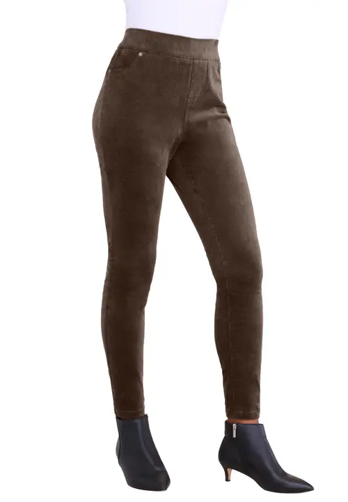 Corduroy Legging in Chocolate at Nordstrom, Size
