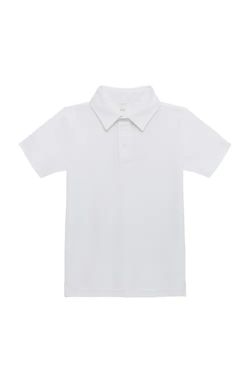 Boys Polo Shirt in White at Nordstrom, Size