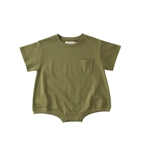 Cory Pocket Romper in Loden Green at Nordstrom, Size