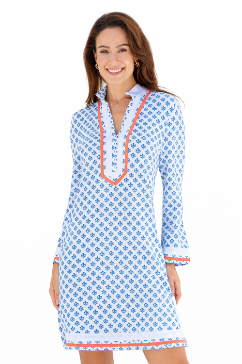 Pique Tunic Dress in Harbor at Nordstrom, Size by Cabana Life