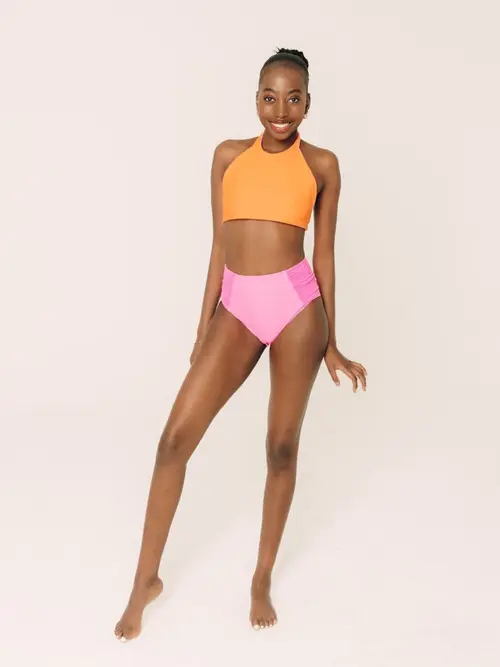 Women's Swim Bottom - UPF 50+ in Hot Neon Pink at Nordstrom, Size by TUTUBLUE