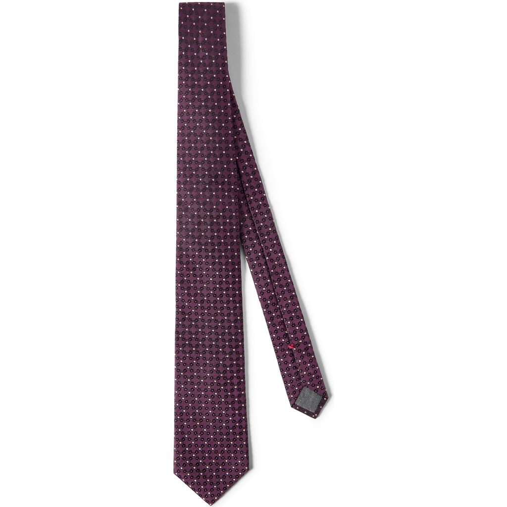 Silk jacquard tie in Burgundy at Nordstrom