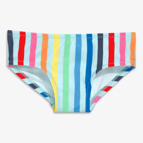 Kids Swim Bikini Bottom In Rainbow Sky Stripe in Mist Spring Stripe at Nordstrom, Size by Primary