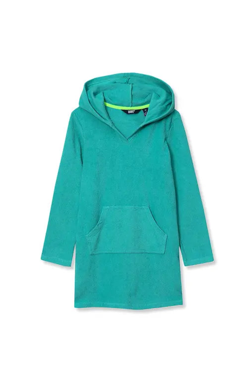 Girls Terry Pullover Cover-up in Ceramic Blue at Nordstrom, Size by Lands' End