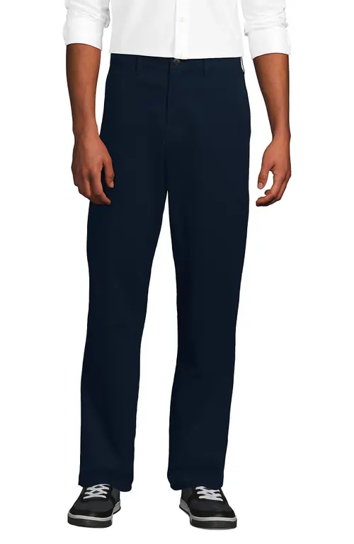 Knockabout Comfort Waist Classic Fit Chino Pant in Radiant Navy at Nordstrom, Size by Lands' End