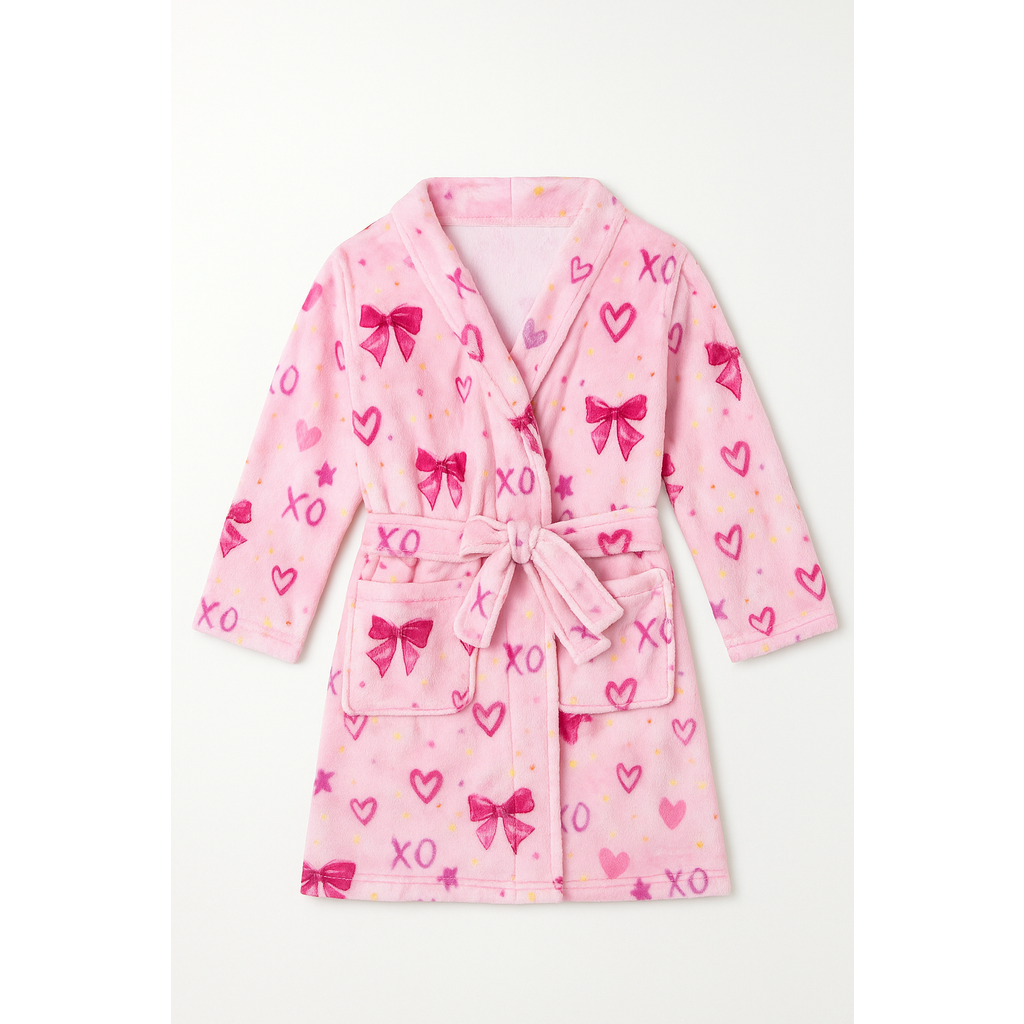 Plush Slumber Party loungewear Robe in Pink at Nordstrom, Size