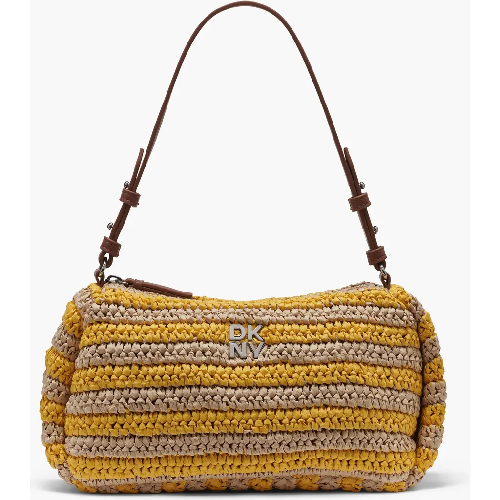 Remy Top-Zip Shoulder Bag in Taxi Cab Yellow/natu at Nordstrom
