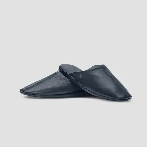 Glen Men's Leather Slippers in Blue at Nordstrom, Size by Togas