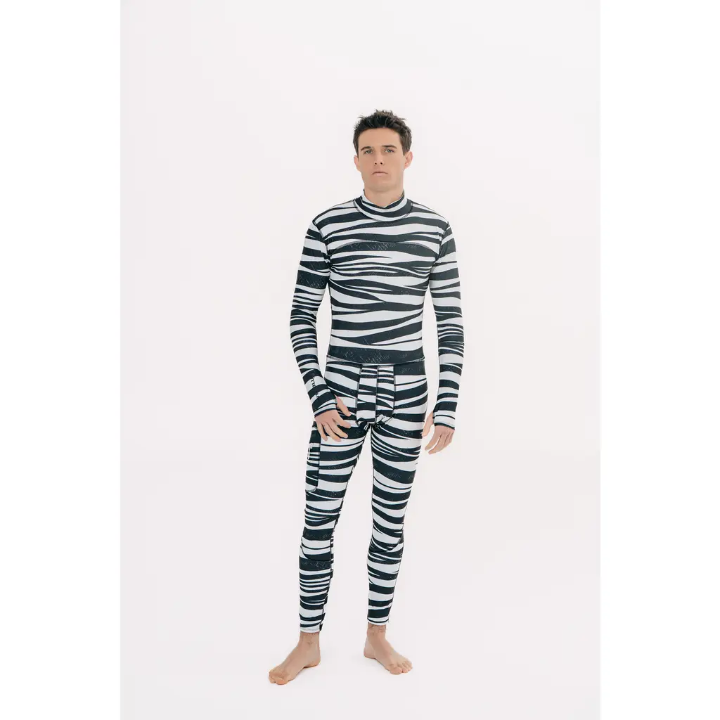 Men's Full-Body One-Piece Swimsuit - UPF 50+ in Banded Sea Snake at Nordstrom, Size by TUTUBLUE