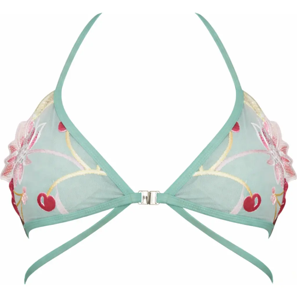 Jessica Bikini Top in Green at Nordstrom, Size