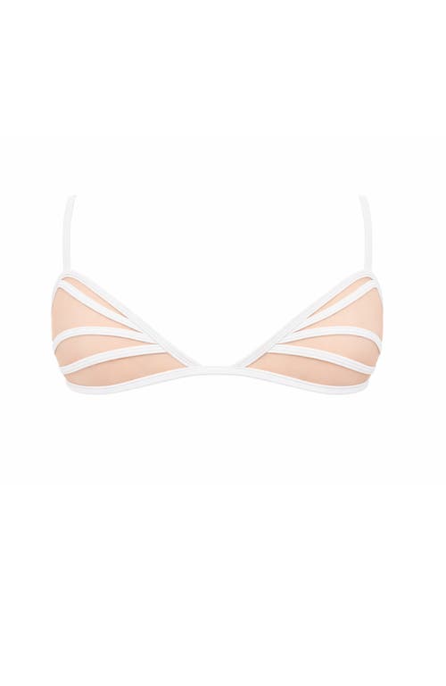 Nola Bikini Top in White at Nordstrom, Size