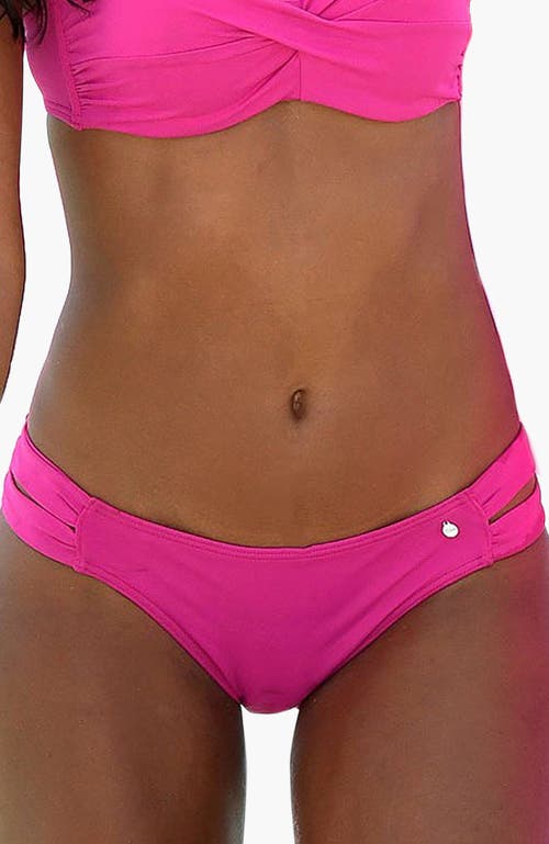 Women's Strappy Classic Bikini Bottom in Pink at Nordstrom, Size