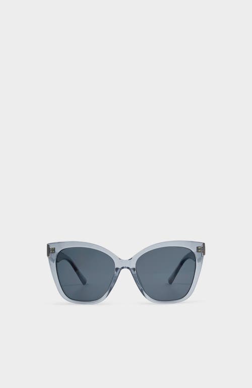Mykonos Sunglasses in Blue Transparent at Nordstrom