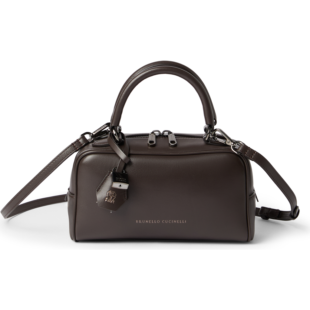 Small nappa Boston Explorer bag in Rust Brown at Nordstrom by Brunello Cucinelli