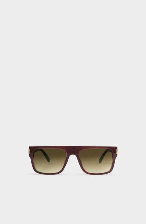 Aspen Sunglasses in Dark Cherry at Nordstrom