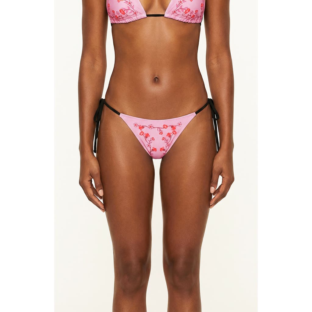 Wild Rose Reversible Tie Side Bottom in Pink at Nordstrom, Size