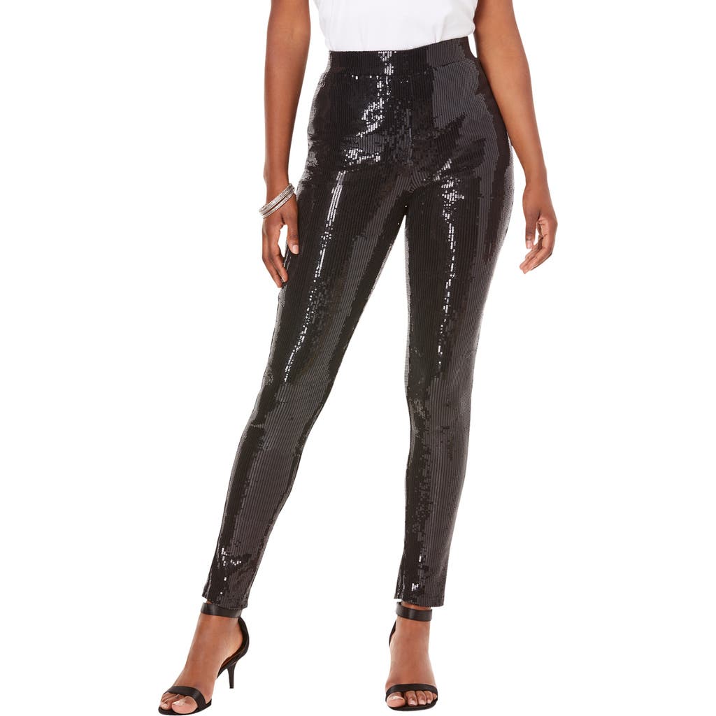 Sequin Legging in Black at Nordstrom, Size by Roaman's