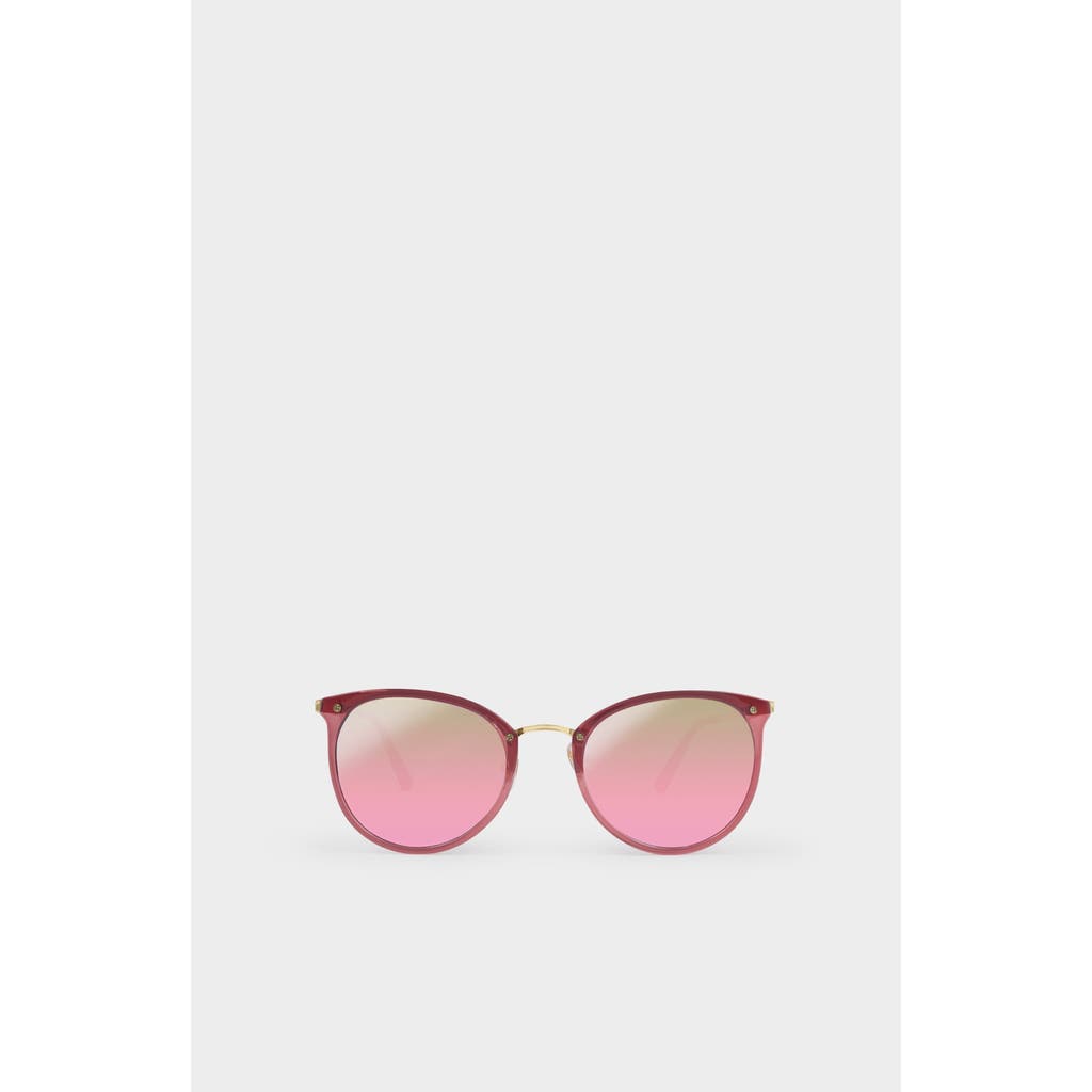 Santorini Sunglasses in Pink Mirrored Lens at Nordstrom