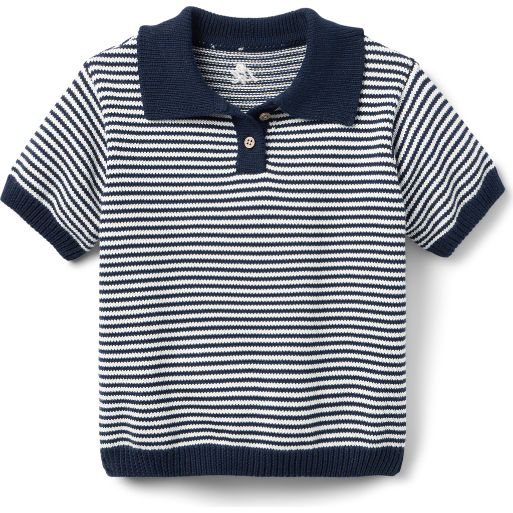 Sterling Short Sleeve Sweater in Navy at Nordstrom, Size by Little Paper Kids