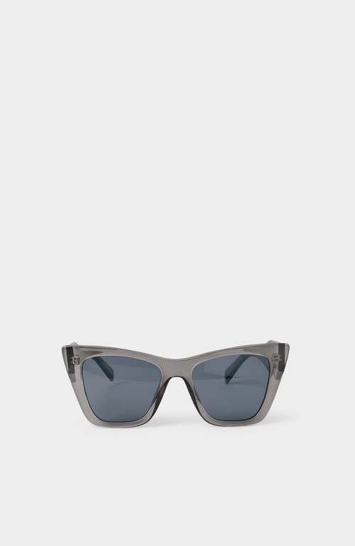 Porto Sunglasses in Grey Transparent at Nordstrom