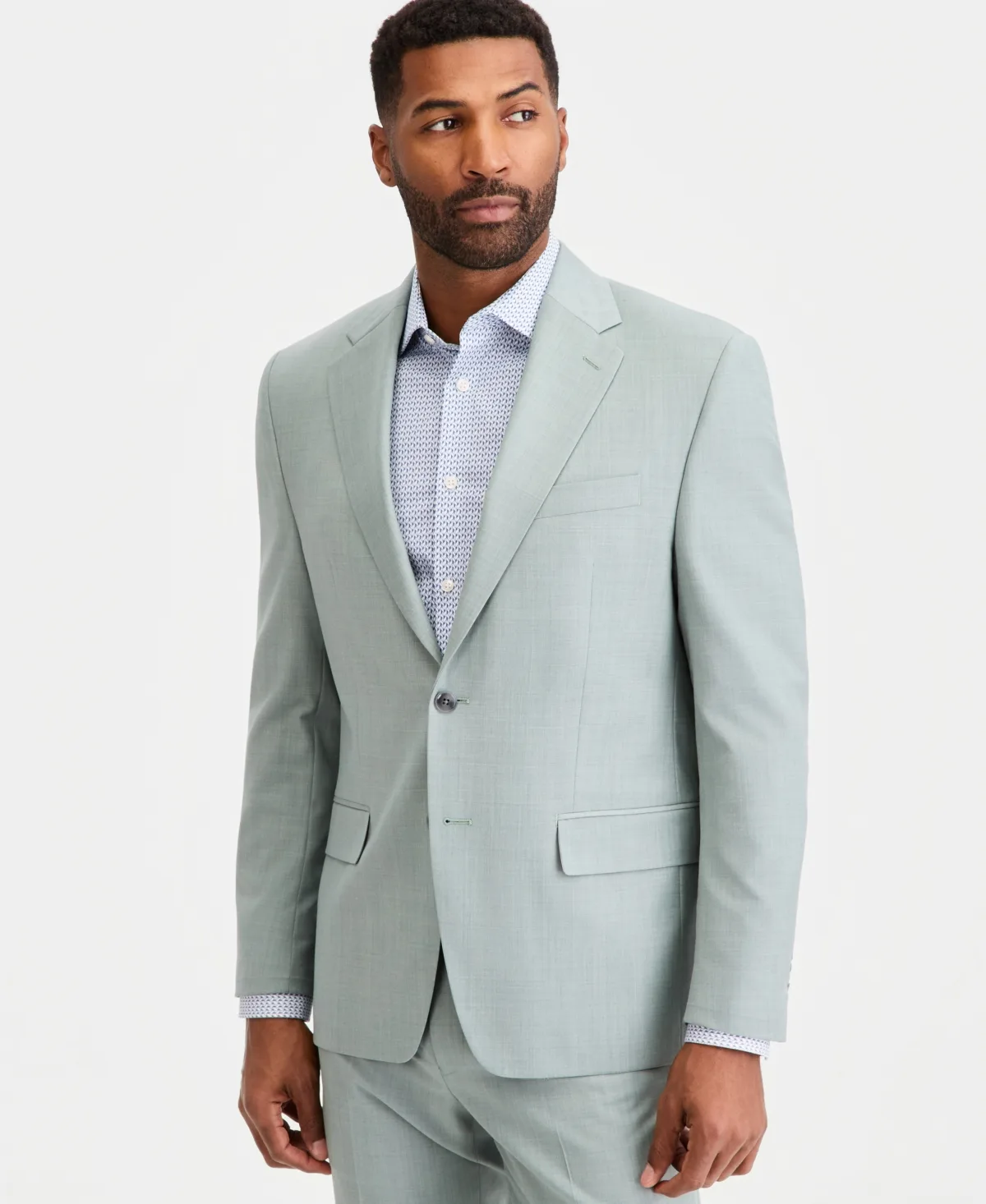 Classic Fit Wool Blend Suit Separates Jacket