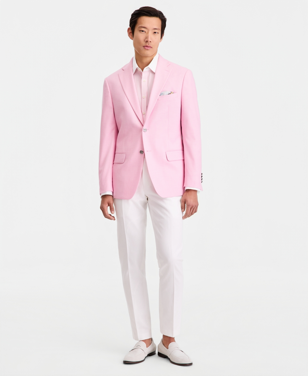 Slim-Fit Patterned Blazer
