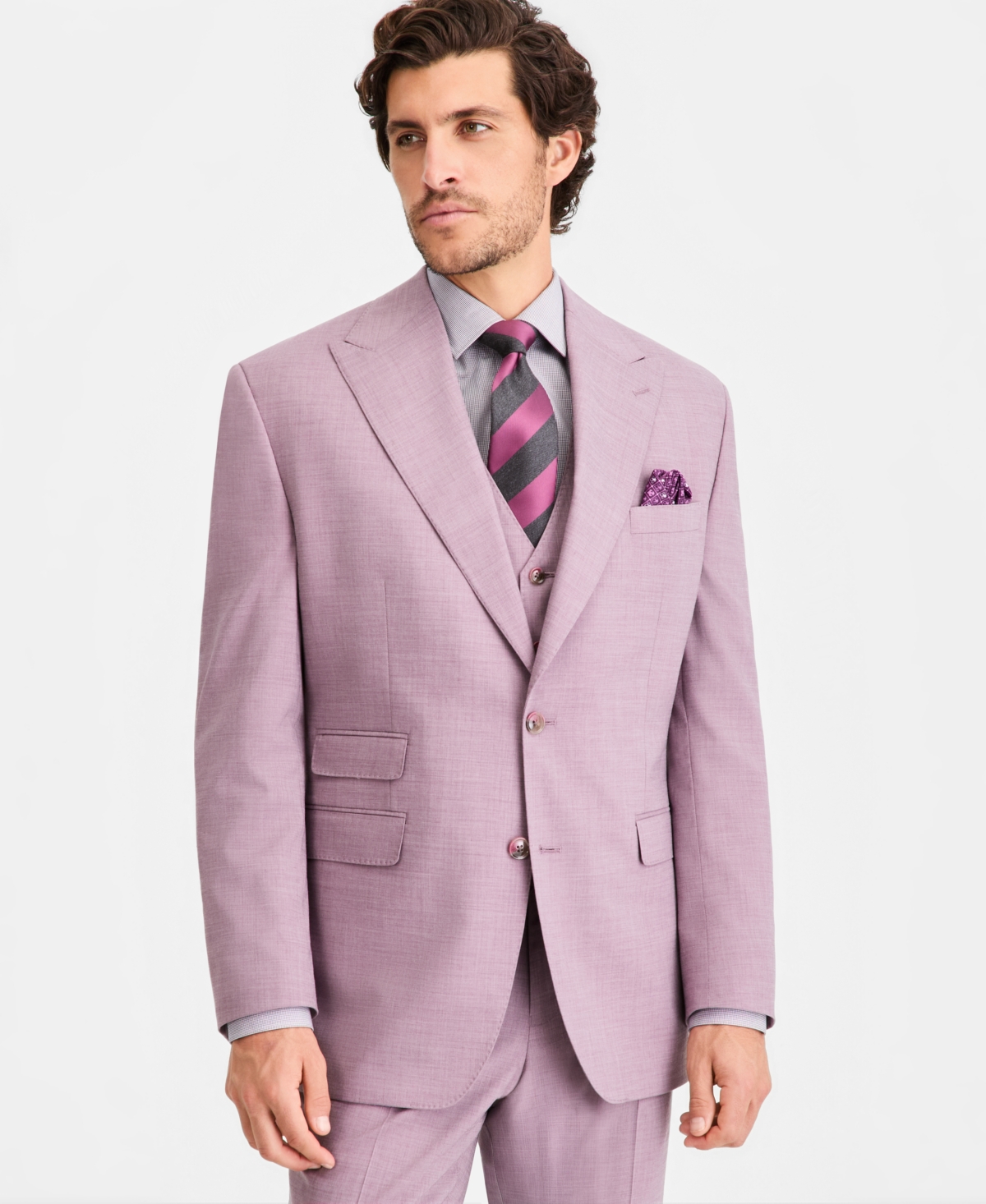 Classic-Fit Suit Separate Jacket