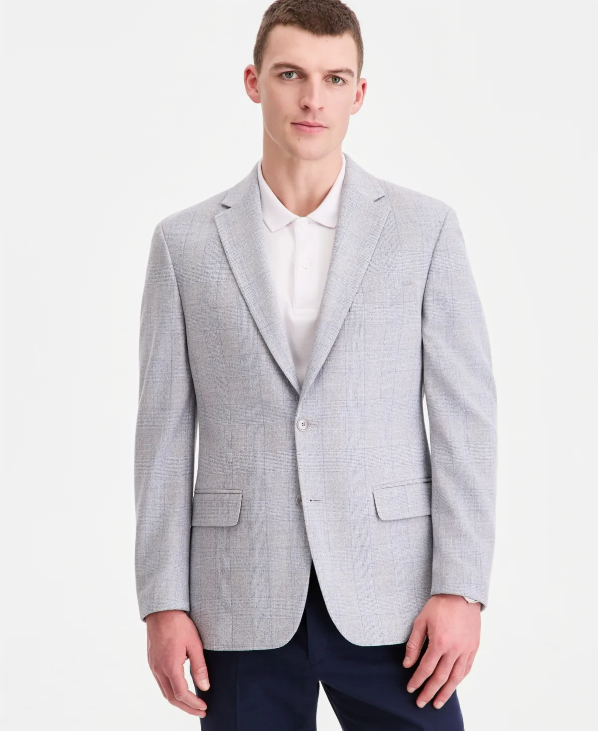Modern-Fit Patterned Blazer by Tommy Hilfiger