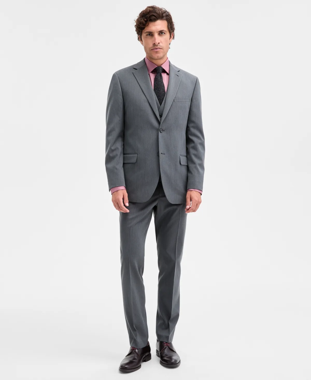 Modern-Fit Vested Nested Suit