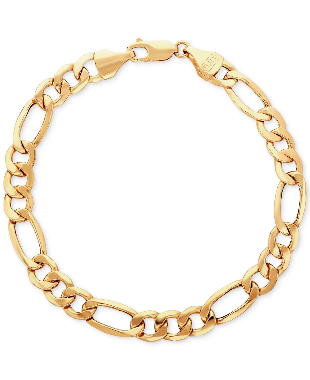 Lightweight Figaro Link Bracelet in 10k Gold
