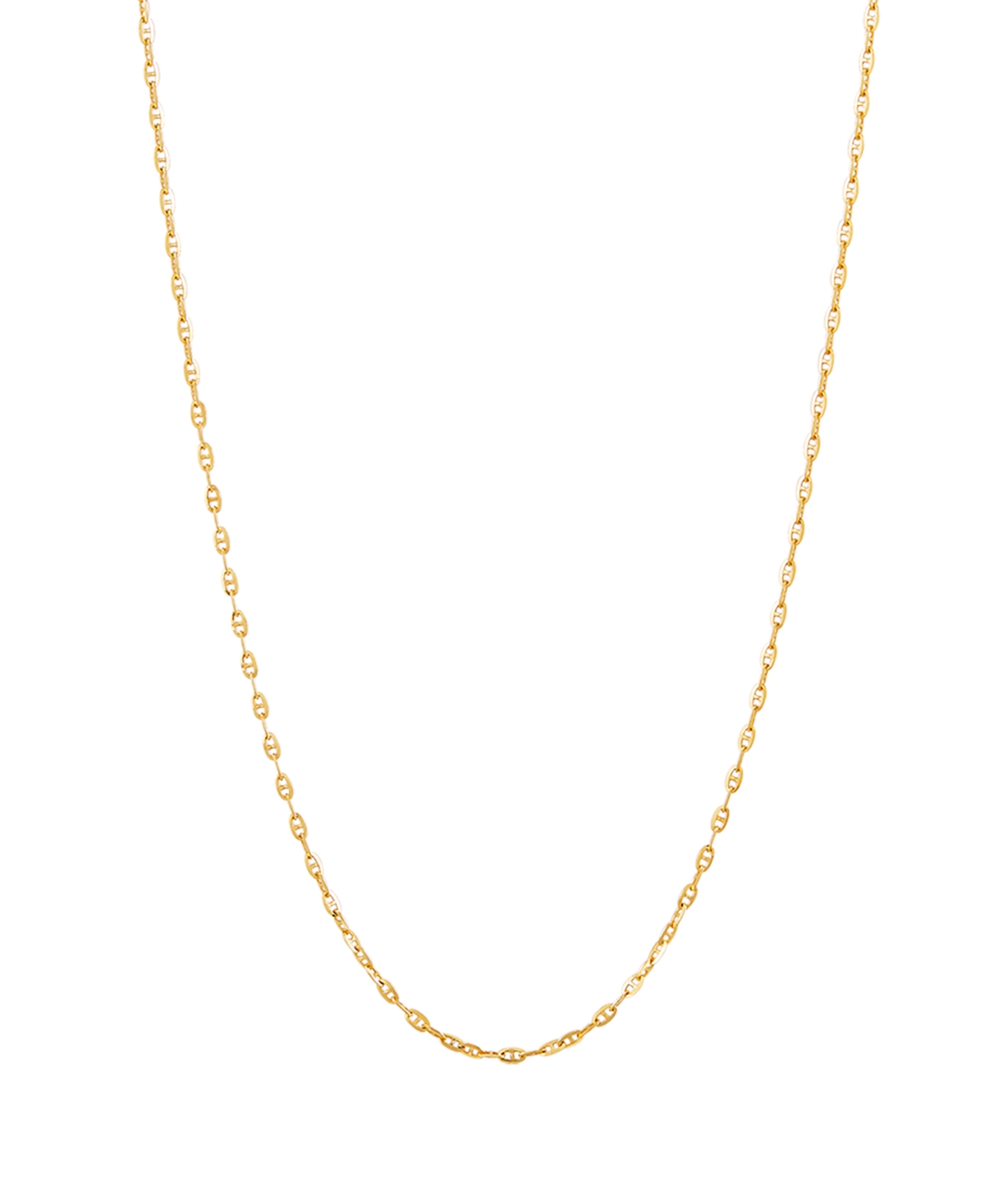 Polished 18" Mariner in 10K Yellow Gold