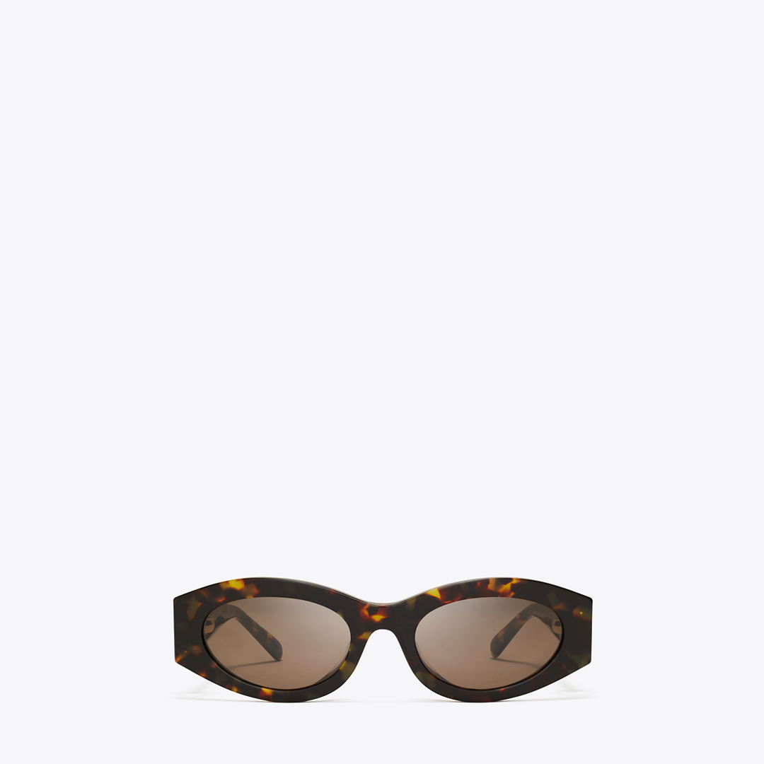 Pierced Oval Sunglasses