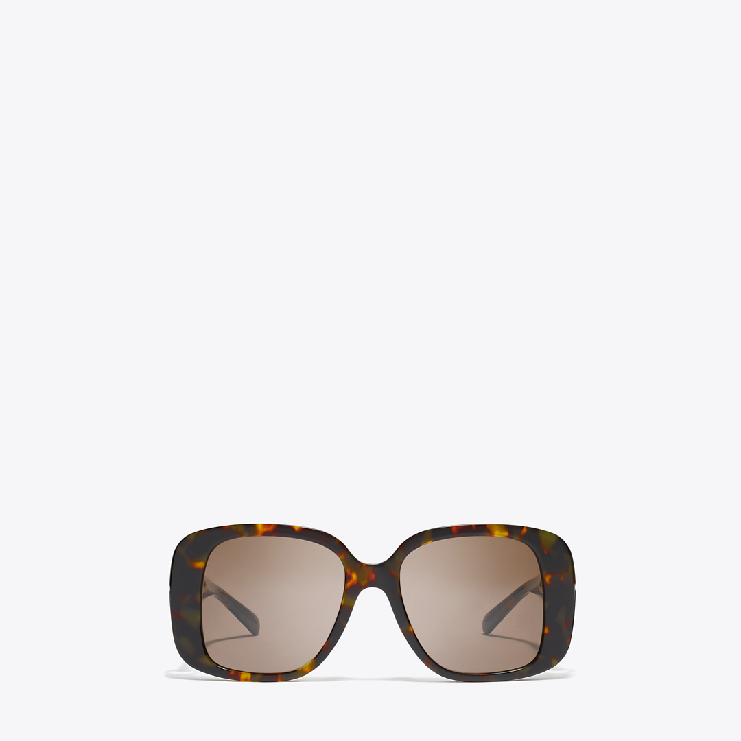 Pierced Oversized Square Sunglasses