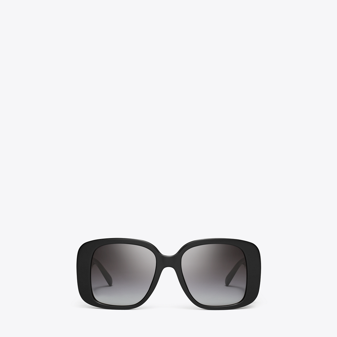 Pierced Oversized Square Sunglasses