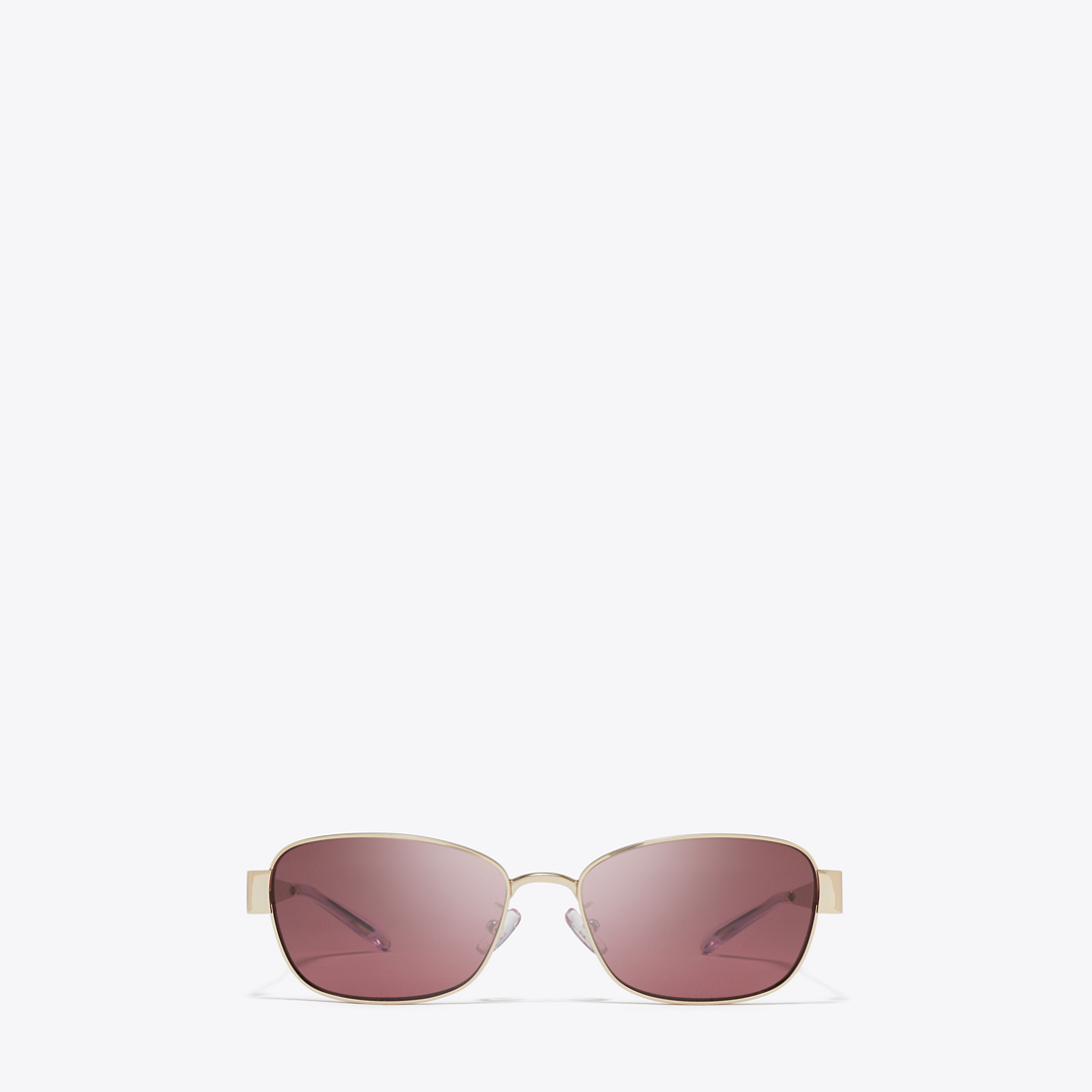 Miller Metal Rectangle Sunglasses