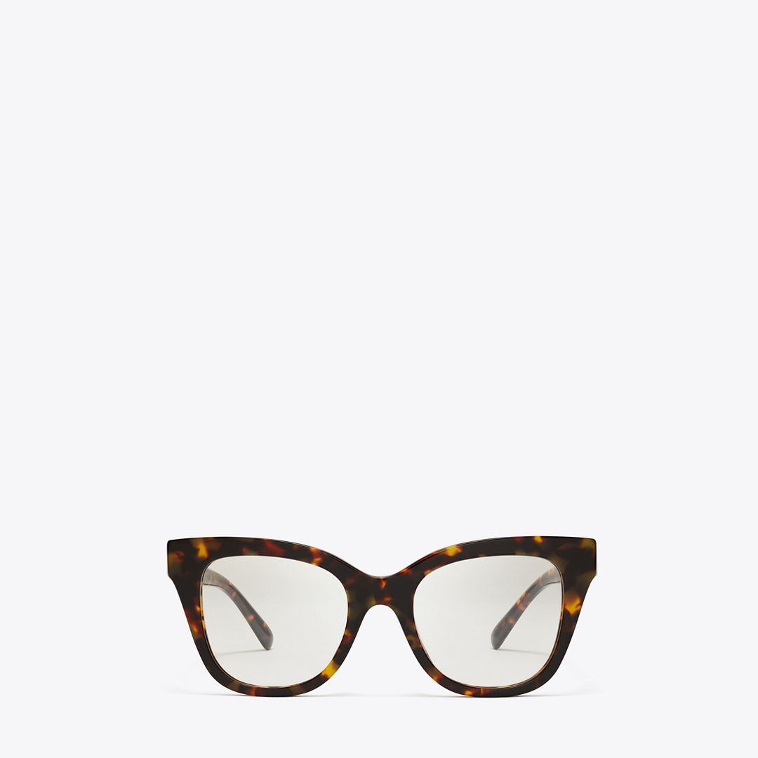 Pierced Oversized Cat-Eye Eyeglasses
