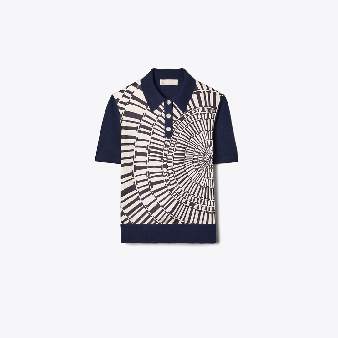 Silk-Front Polo