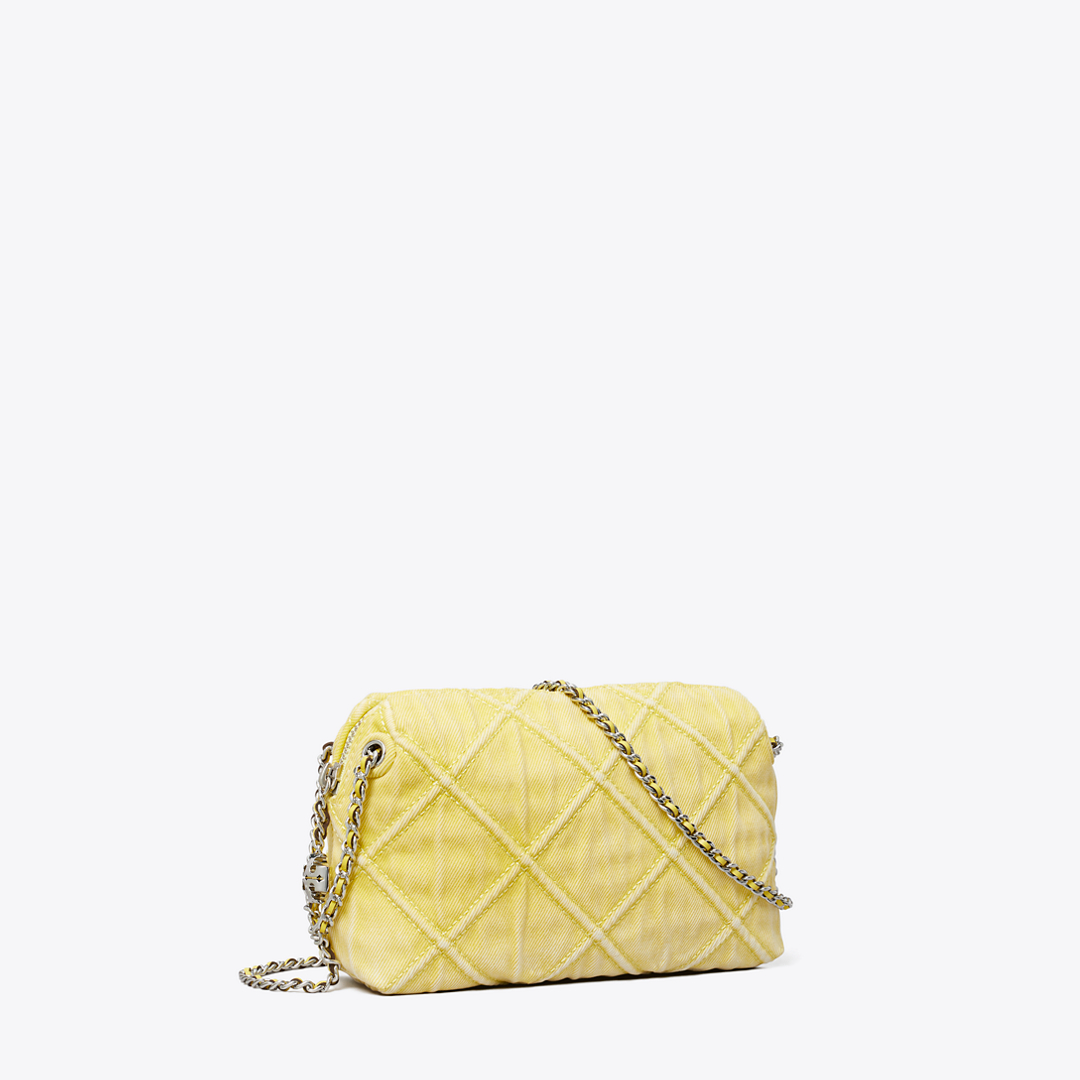 Fleming Denim Soft Crossbody Bag