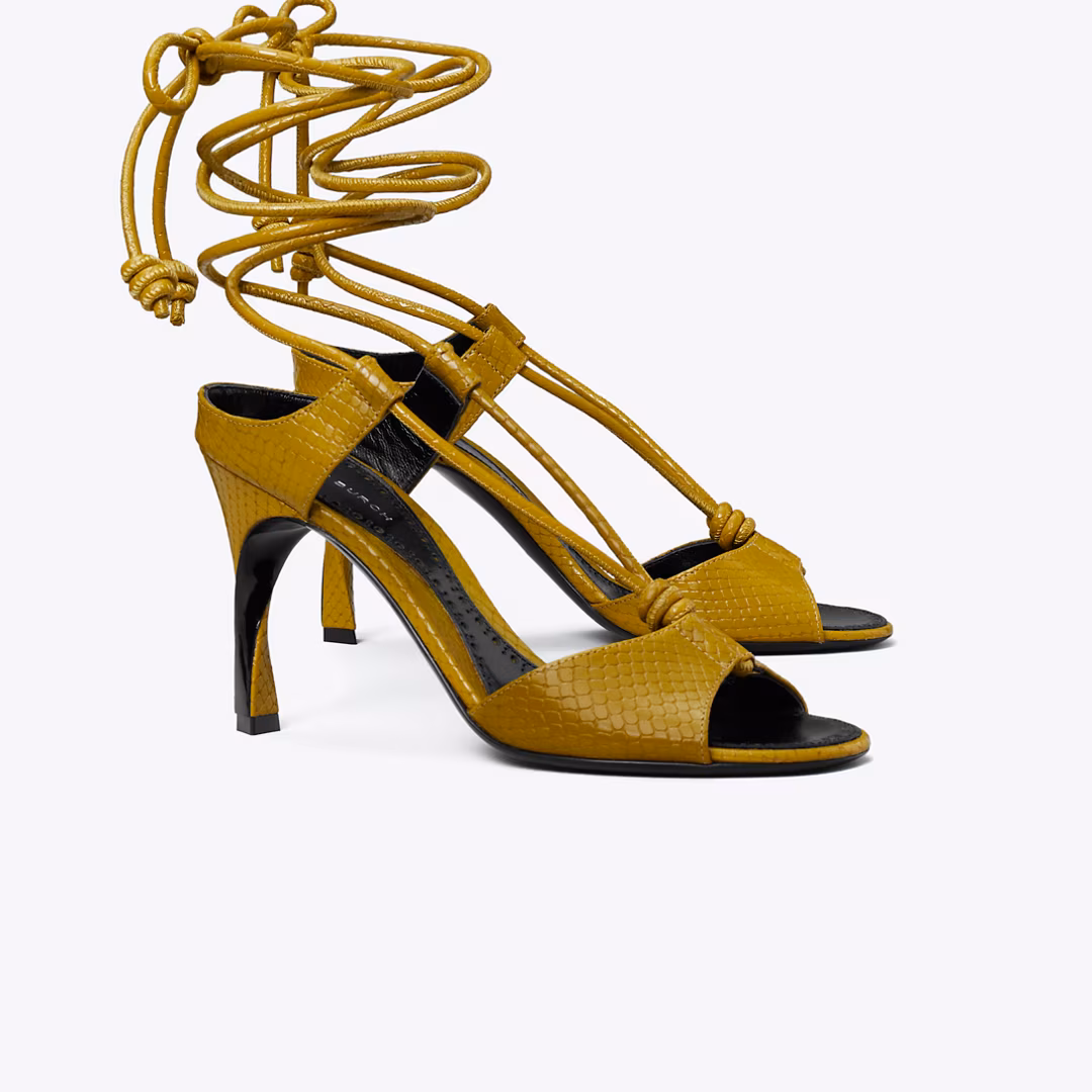 Twisted Heel Sandal
