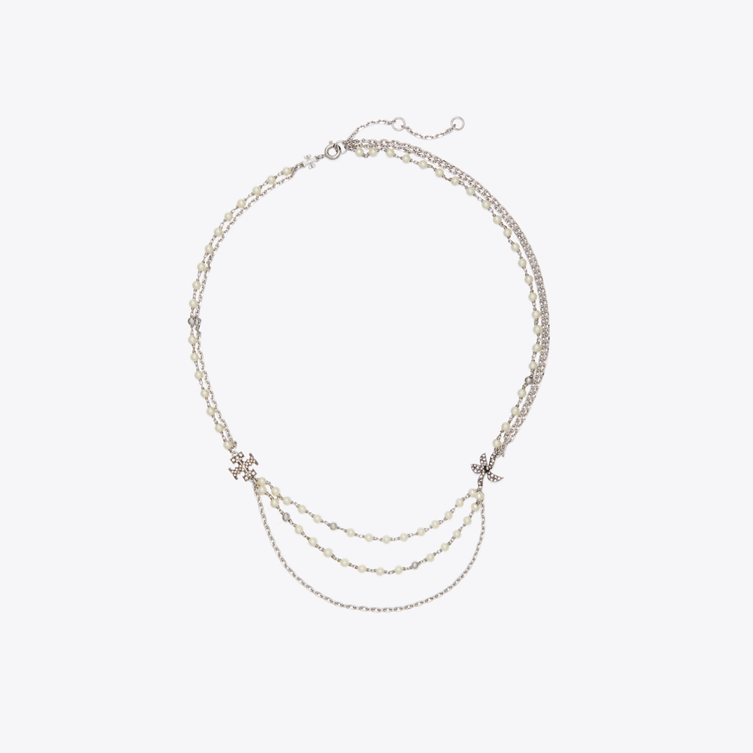 Moondance Multi Strand Pearl Necklace by Tory Burch