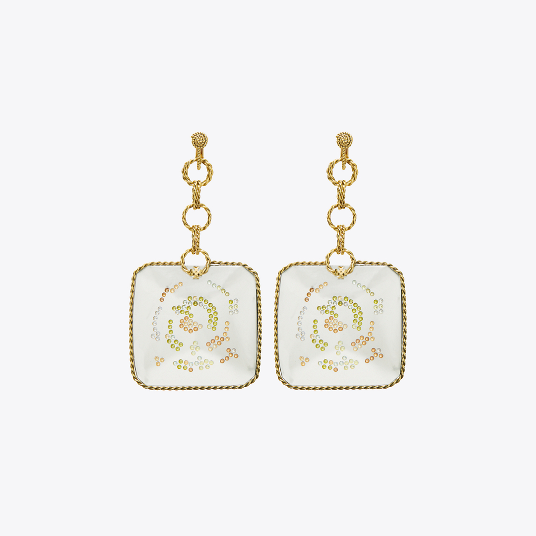 Runway Swirl Drop Earrings by Tory Burch