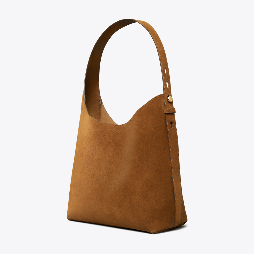 Suede Hobo Bag