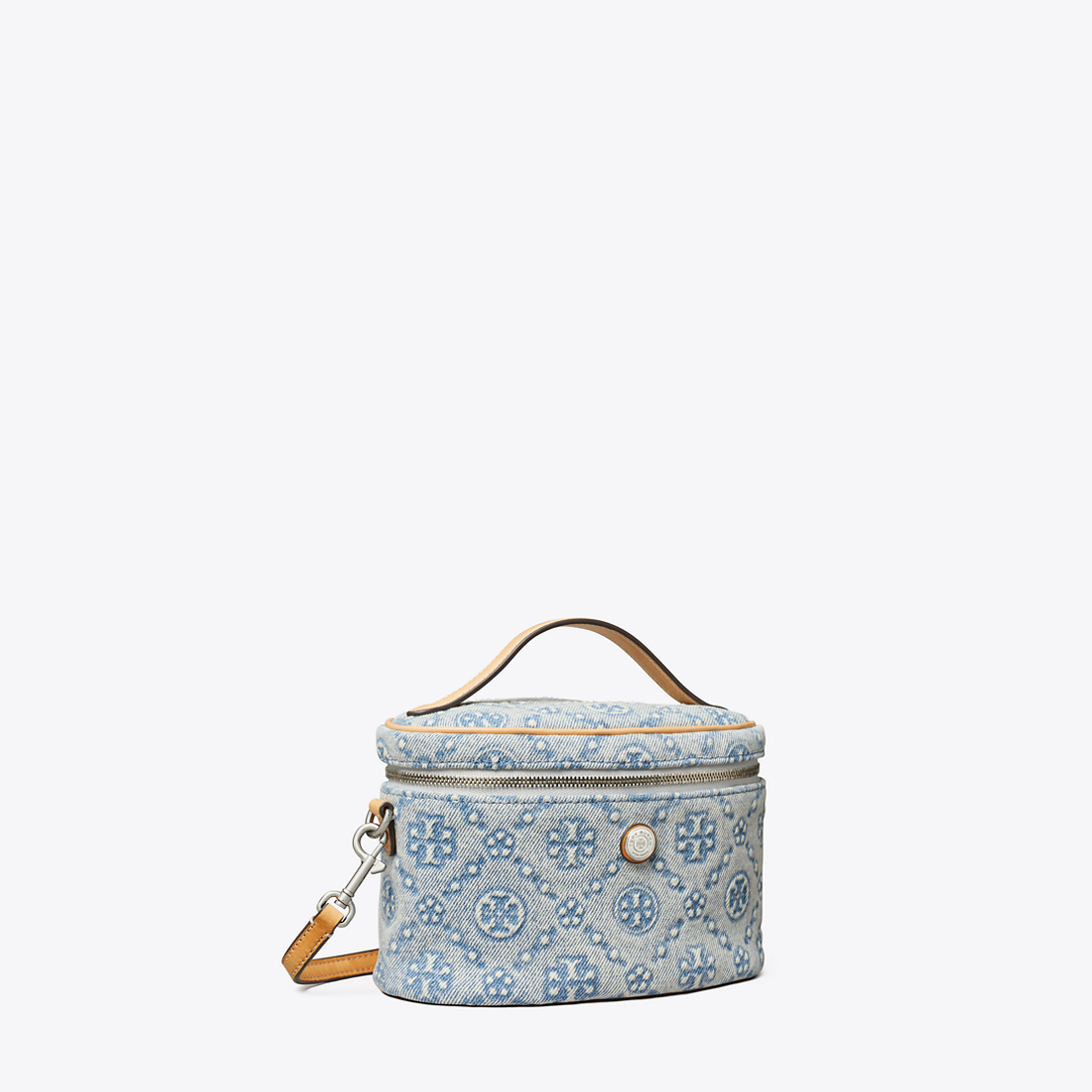 T Monogram Denim Soft Vanity Case