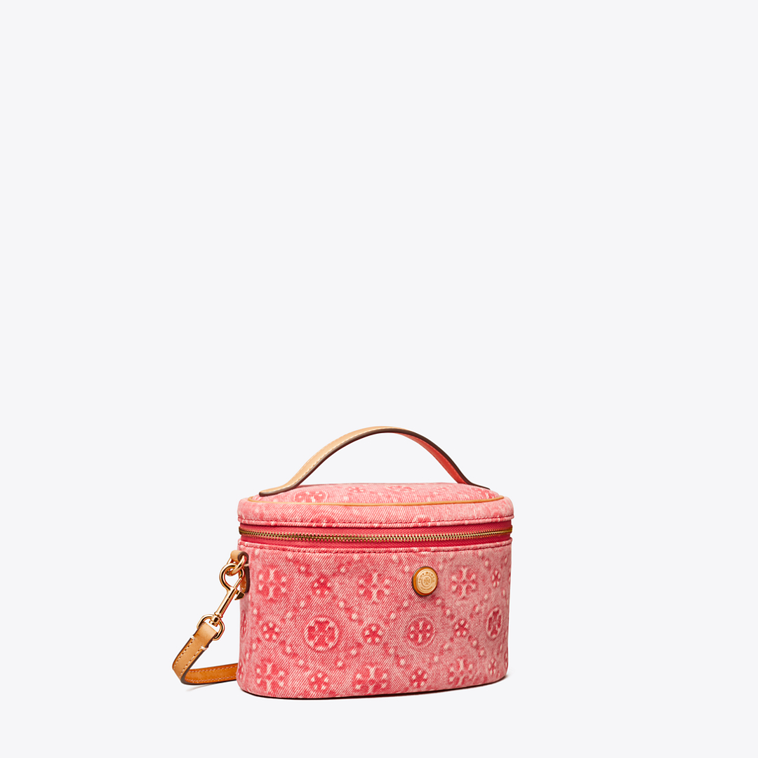 T Monogram Denim Soft Vanity Case