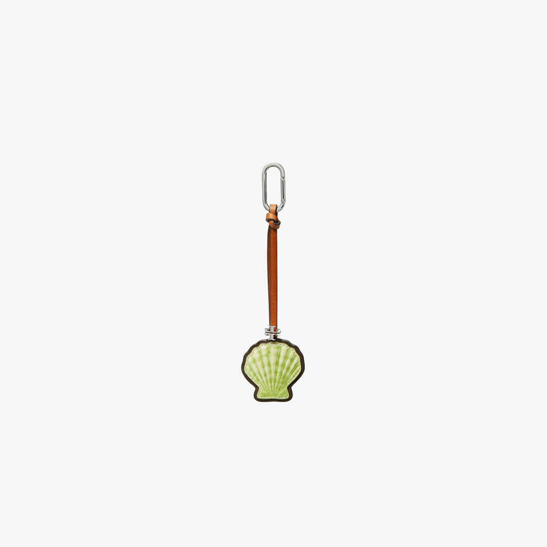 Leather Shell Bag Charm
