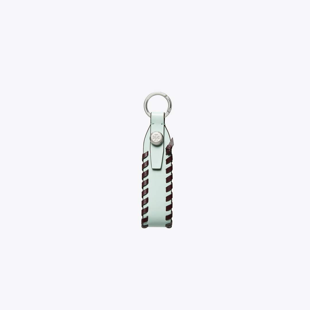 Leather Woven Bag Charm